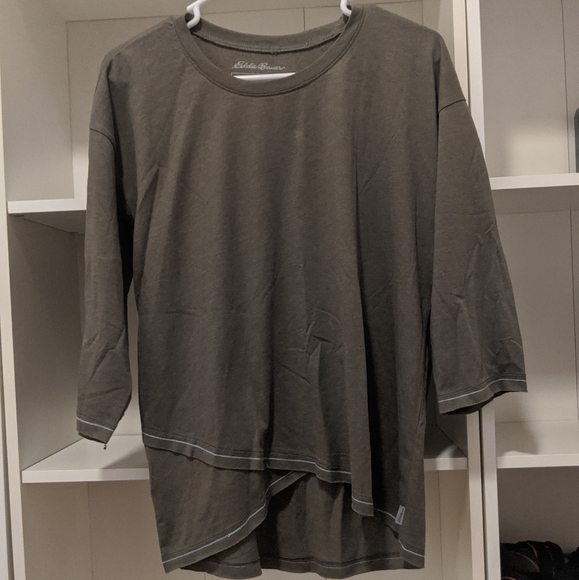 Eddie Bauer Grey Comfy Top - Picture 1 of 4